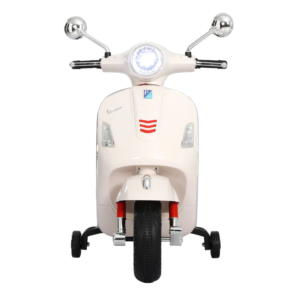 Scooter Piaggio Vespa GTS Blanc électrique pour enfant 12 volts