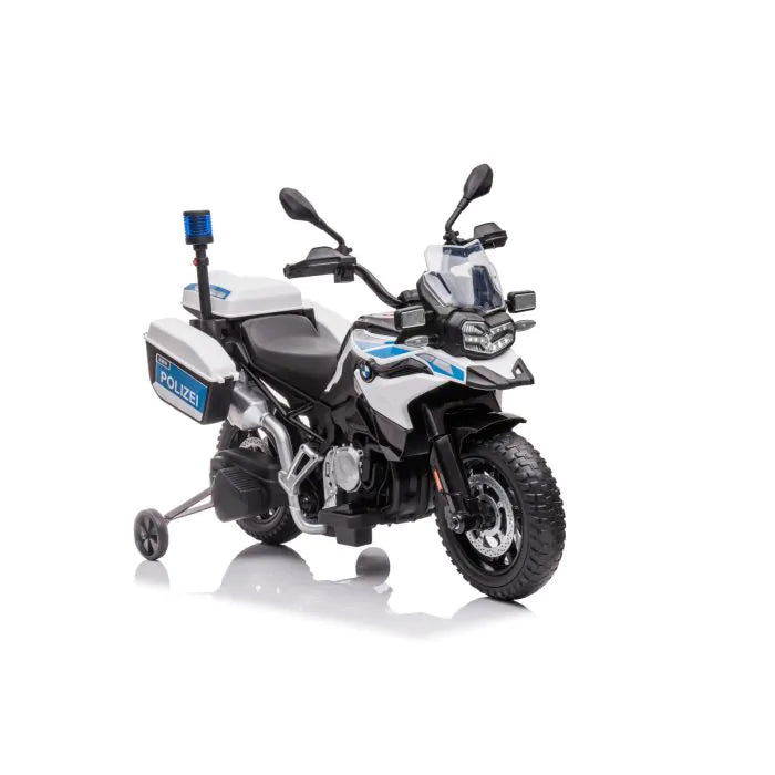 Moto de police pour enfants avec batterie 24v