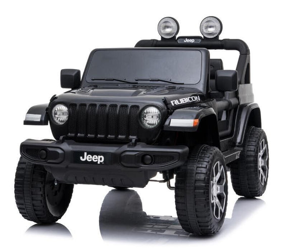 Jeep Wrangler Rubicon elektrische auto voor kinderen 12V zwart