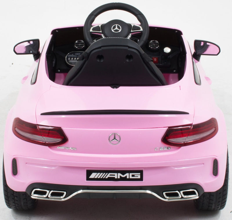 Voiture électrique pour enfant Mercedes C63s AMG 12V - rose